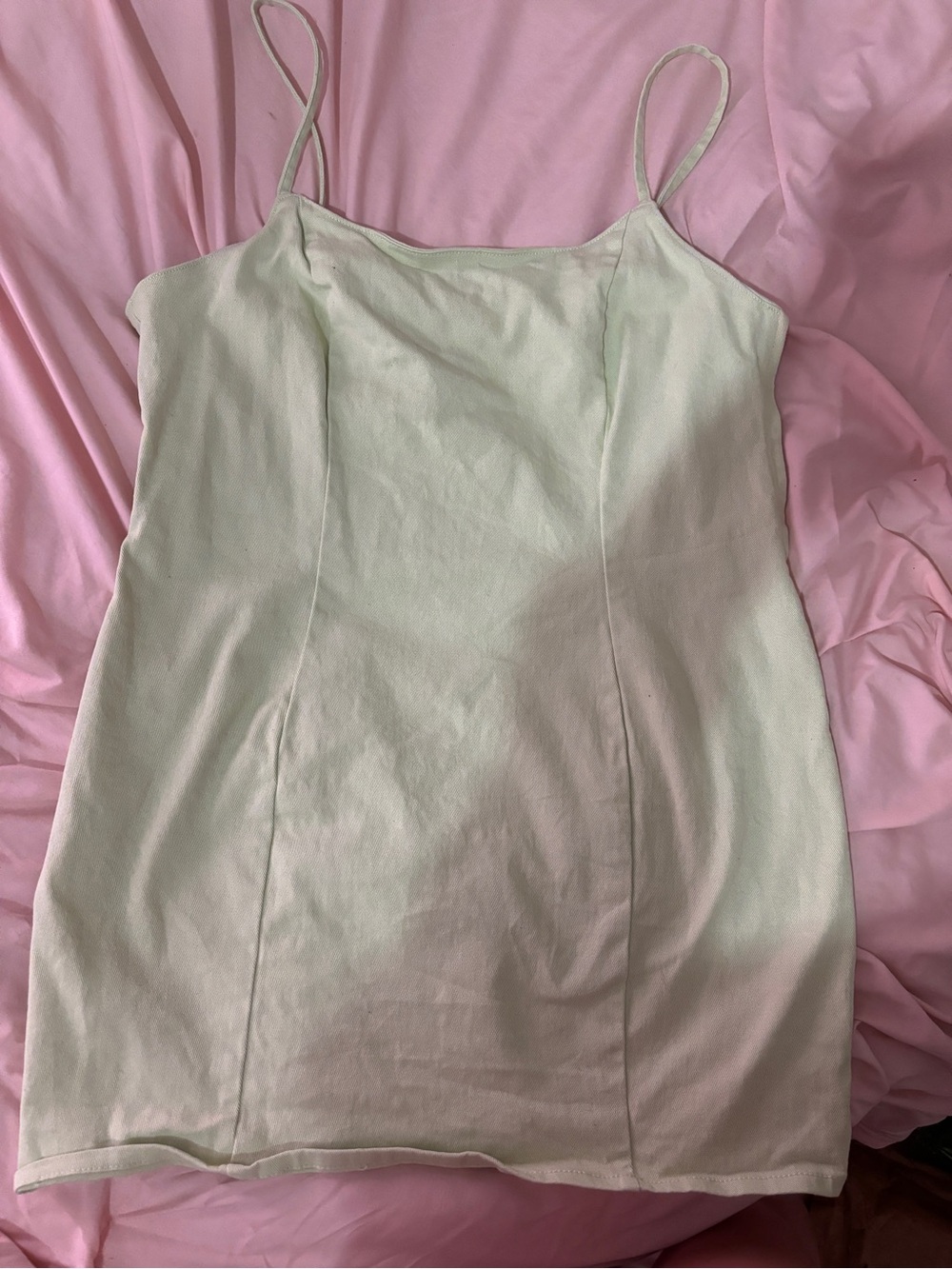 H&M Pale Mint Slip Dress Cami